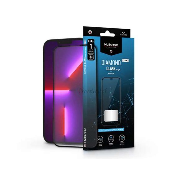 Apple iPhone 13 Pro Max/14 Pro Max/14 Plus Folie protecție ecran din Folie securizată - MyScreen protecțieDiamond sticlă Lite Edge2.5D Full Glue - Negru