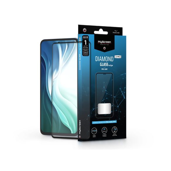Xiaomi Mi 11i 5G/Poco F3 folie de protecție a ecranului din Folie securizată - MyScreen protecțieDiamond sticlă Lite Edge2.5D Full Glue - negru