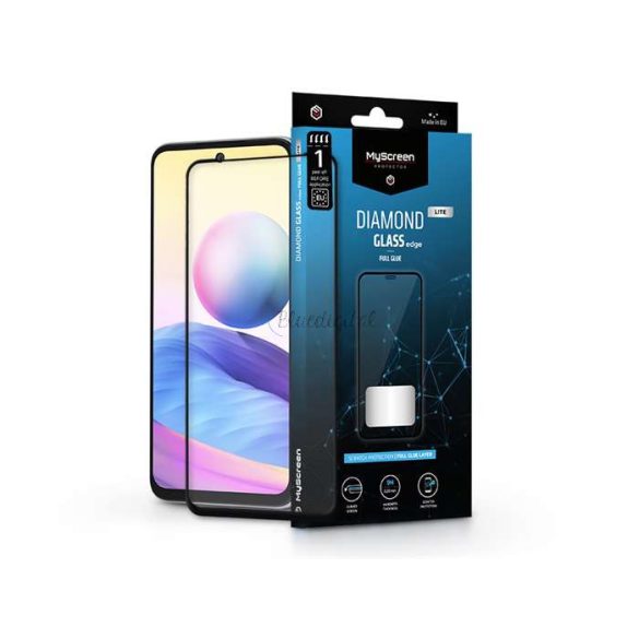 Xiaomi Redmi Note 10 5G/Poco M3 Pro 5G Folie protecție ecran din Folie securizată - MyScreenprotecțieDiamond sticlă Lite Edge2.5D Full Glue - Negru