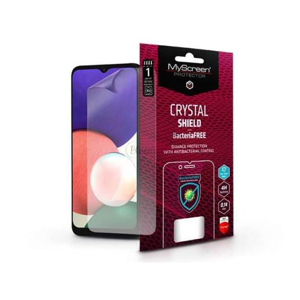 Protector de ecran Samsung A226B Galaxy A22 5G - Protector MyScreen Shield CrystalFree BacteriaFree - 1 buc/pachet - transparent