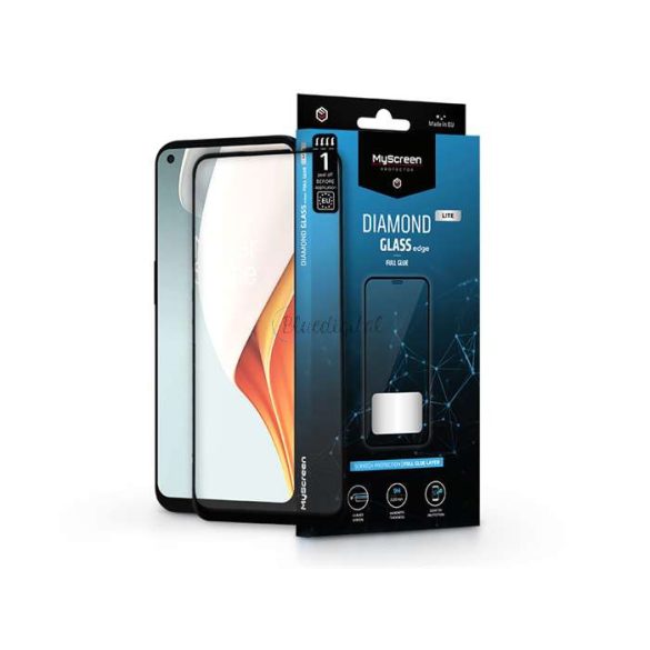 Protector de ecran din sticlă temperată OnePlus Nord N100 - MyScreen Protector Diamond Glass Lite Edge2.5D Full Glue - negru