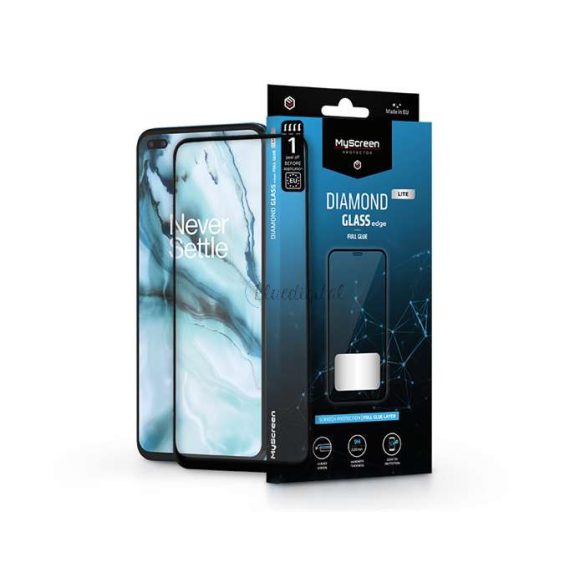 OnePlus Nord/Nord 2 5G/Nord CE 5G Folie protecție ecran din Folie securizată - MyScreen protecțieDiamond sticlă Lite Edge2.5D Full Glue - Negru