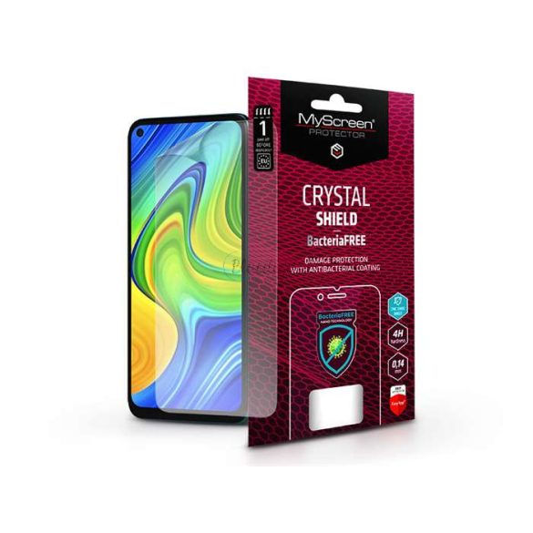 Protector de ecran Xiaomi Redmi Note 9/Redmi Note 9T 5G/10X 4G - Protector MyScreen Crystal Shield BacteriaFree - 1 buc/pachet - transparent