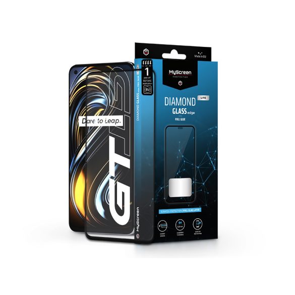 Protector de ecran din sticlă temperată Realme GT 5G/GT Neo/GT ME - MyScreen Protector Diamond Glass Lite Edge2.5D Full Glue - negru