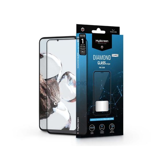 Xiaomi 12T/12T Pro folie de protecție a ecranului din Folie securizată - MyScreen protecțieDiamond sticlă Lite Edge2.5D Full Glue - negru