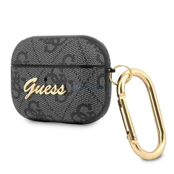 Guess GUAP4GSMK 4G Script Metal Collection carcasă AirPods Pro - gri
