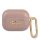 Guess GUAPSASMP Saffiano Script Metal Collection husă AirPods Pro - roz Guess GUAPSASMP Saffiano Script Metal Collection husă AirPods Pro - roz