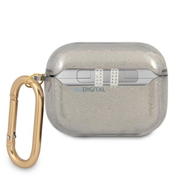 Guess GUAPUCG4GK Geantă Glitter Collection AirPods Pro - negru