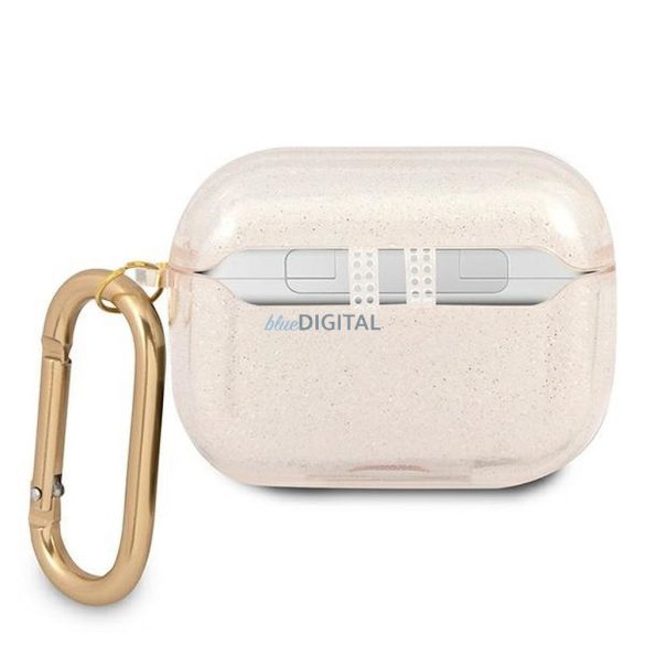 Guess GUAPUCG4GD Geantă Glitter Collection AirPods Pro - auriu