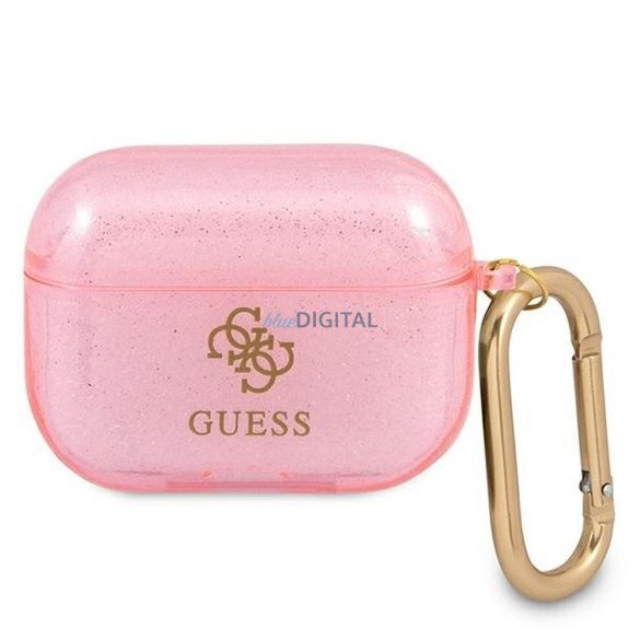 Guess GUAPUCG4GP Geantă Glitter Collection AirPods Pro - roz