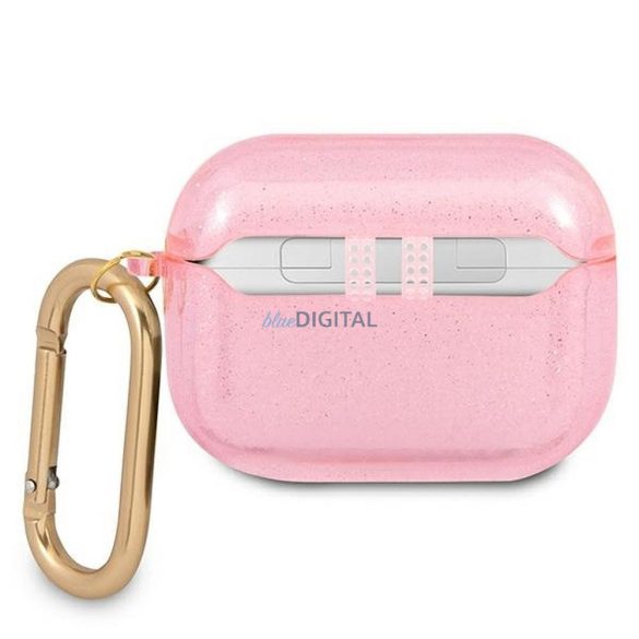 Guess GUAPUCG4GP Geantă Glitter Collection AirPods Pro - roz