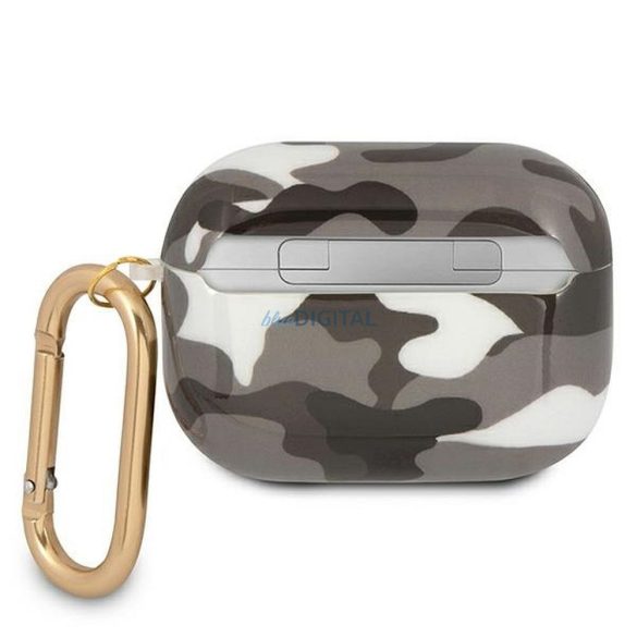 Guess GUAPUCAMG Husă AirPods Pro pentru colecția Camo - negru