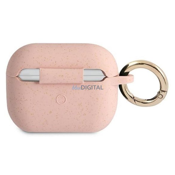 Guess GUAPSGGEP Silicon Glitter caz AirPods Pro - roz