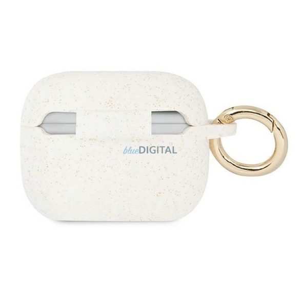 Guess GUAPSGGEH Silicon Glitter caz AirPods Pro - alb