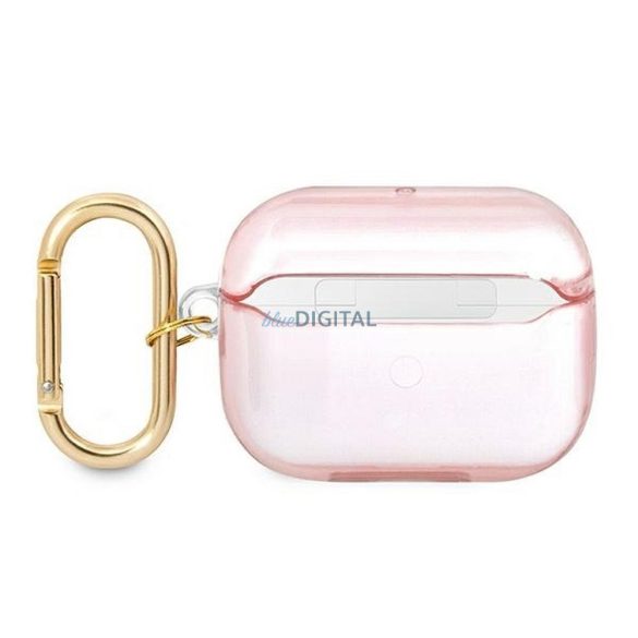 Guess GUAPHHTSP Curea Collection carcasă AirPods Pro - roz