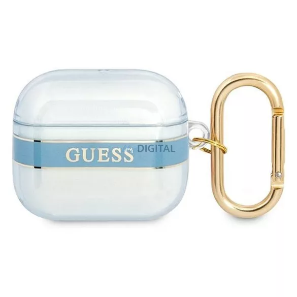 Guess GUA3HHTSB Curea Collection caz AirPods 3 - albastru