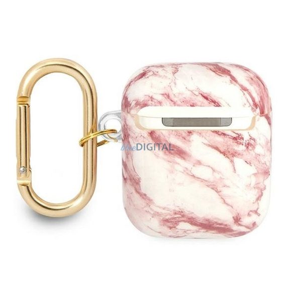 Guess GUA2HCHMAP Curea colecție caz AirPods 1/2 - roz