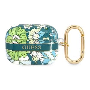 Guess GUAPHHFLN Flower Strap Collection husă AirPods Pro - verde