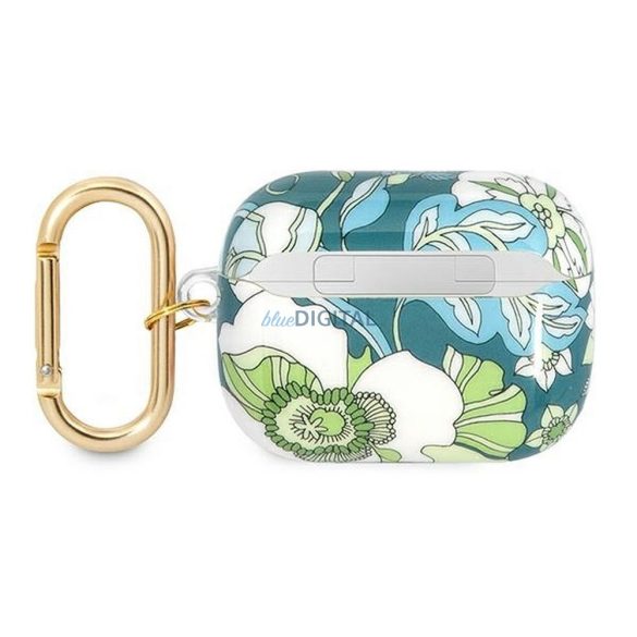 Guess GUAPHHFLN Flower Strap Collection husă AirPods Pro - verde