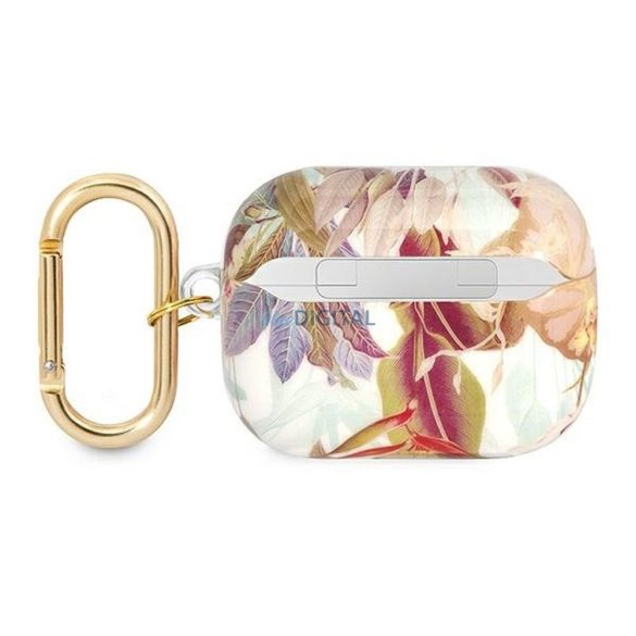 Guess GUAPHHFLU Flower Strap Collection husă AirPods Pro - violet