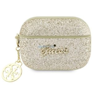 Guess GUAP2GLGSHD Glitter Flake 4G Charm Caz AirPods Pro 2 - Aur
