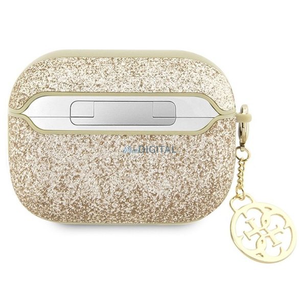 Guess GUAP2GLGSHD Glitter Flake 4G Charm Caz AirPods Pro 2 - Aur