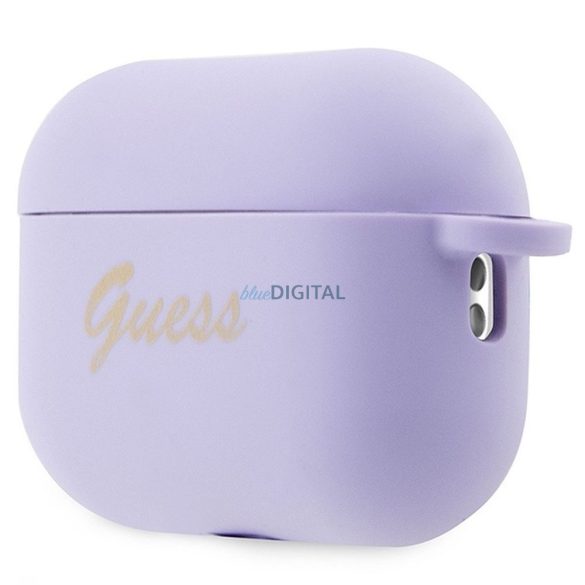 Guess GUAP2LSCHSU Silicon Charm Heart Collection caz AirPods Pro 2 - violet