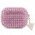 Guess GUAPHDGTPP Carcasă AirPods Pro cu breloc triunghiular cu pietre prețioase - roz Guess GUAPHDGTPP Carcasă AirPods Pro cu breloc triunghiular cu pietre prețioase - roz