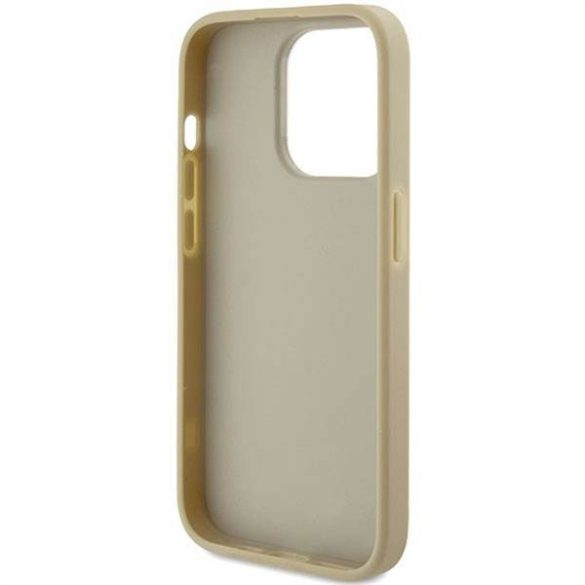 Husă originală GUESS GUHCP15XHG4SGD pentru iPhone 15 PRO MAX (Fixed Glitter Big 4G/aur)