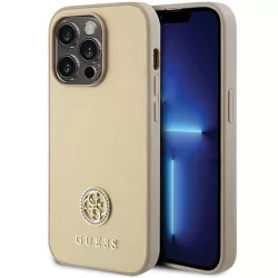   HUSĂ! - Husa GUESS pentru IPHONE 15 Pro GUHCP15LPS4DGPD (Strass Metal Logo) auriu