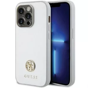 HUSĂ! - Husă GUESS pentru IPHONE 15 Pro GUHCP15LPS4DGPS (Strass Metal Logo) argintie