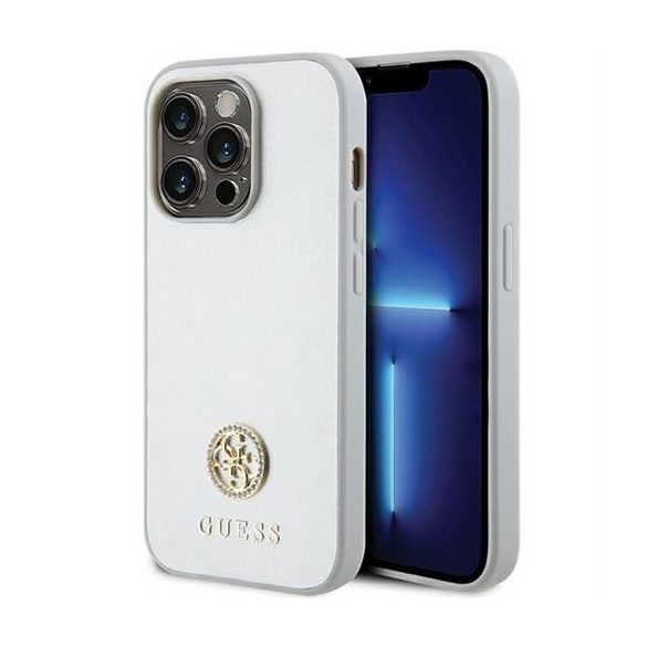 Husă GUESS pentru IPHONE 15 Pro GUHCP15LPS4DGPS (Strass Metal Logo) argintie