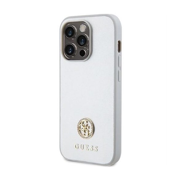 Husă GUESS pentru IPHONE 15 Pro GUHCP15LPS4DGPS (Strass Metal Logo) argintie