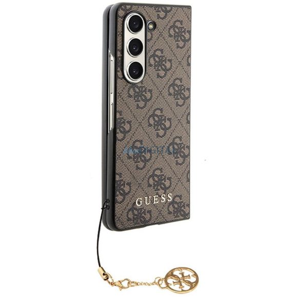 Carcasa originala GUESS GUHCZFD5GF4GBR pentru Samsung Fold 5 (4G Charm / maro)