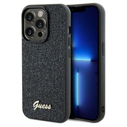   HUSĂ! - Husă GUESS pentru IPHONE 14 Pro GUHCP14LPMSDGSK (Disco Metal Script) neagră