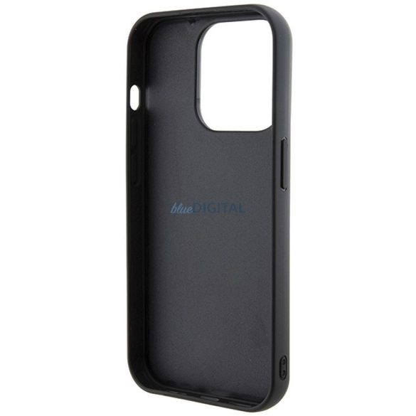 Husă originală KARL LAGERFELD KLHCP14XGSAKCPK pentru iPhone 14 Pro Max (Gripstand Saffiano KC PIN / negru)