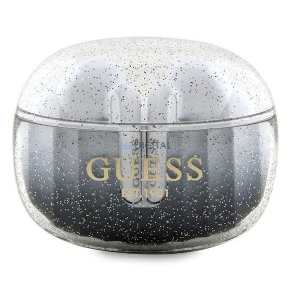 Guess GUTWSHDGKEEK Glitter Gradient TWS căști fără fir bluetooth - negru