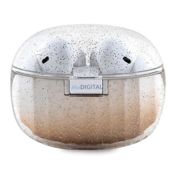 Guess GUTWSHDGKEED Glitter Gradient TWS căști fără fir bluetooth - culoare aurie