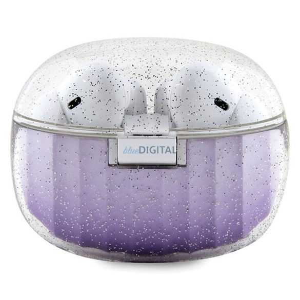 Guess GUTWSHDGKEEU Glitter Gradient TWS căști fără fir bluetooth - violet