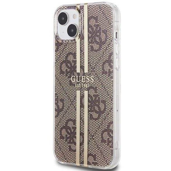 Husă originală GUESS GUHCP15MH4PSEGW pentru iPhone 15 Plus (4G Dună aurie / maro)