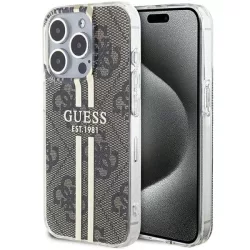   HUSĂ! - Husă originală GUESS GUHCP15MH4PSEGW pentru iPhone 15 Pro (4G Dună aurie / maro)