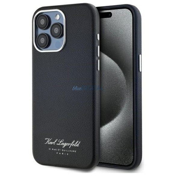 Karl Lagerfeld KLHCP15XPGWCMKHK Hotel RSG Carcasă pentru iPhone 15 Pro Max - Negru