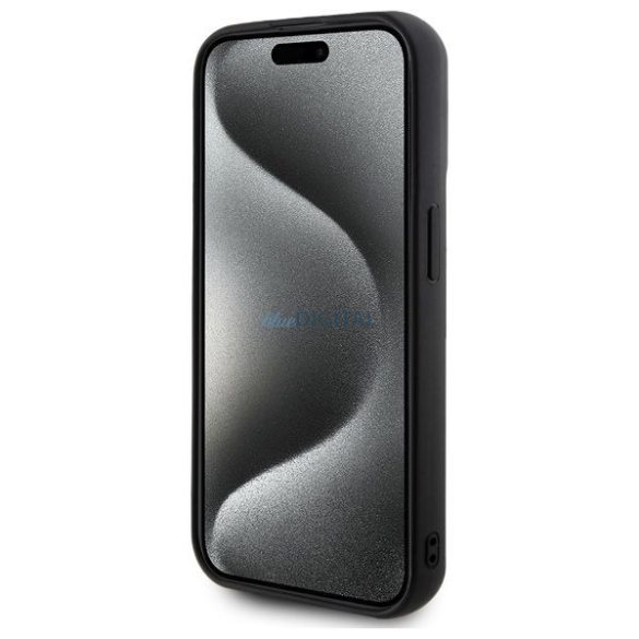 Karl Lagerfeld KLHCP15L3DRKSDLK 3D Rubber Signature caz iPhone 15 Pro - negru