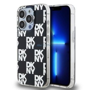 Husă DKNY pentru IPHONE 15 Pro DKHCP15LHDLCEK (DKNY HC PC TPU Cheered Pattern) neagră
