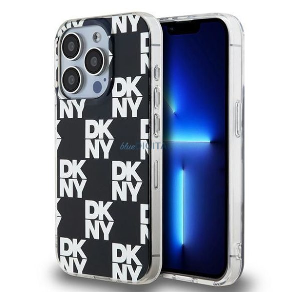 Husă DKNY pentru IPHONE 15 Pro DKHCP15LHDLCEK (DKNY HC PC TPU Cheered Pattern) neagră