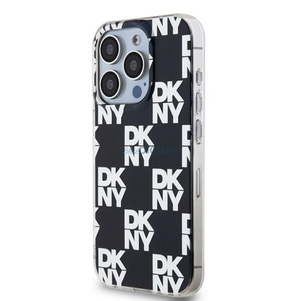 Husă DKNY pentru IPHONE 15 Pro DKHCP15LHDLCEK (DKNY HC PC TPU Cheered Pattern) neagră