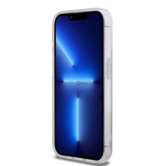 Husă DKNY pentru IPHONE 15 Pro Max compatibilă cu MagSafe DKHMP15XHCPTSK (DKNY HC MagSafe PC TPU model în carouri cu dungi imprimate) neagră
