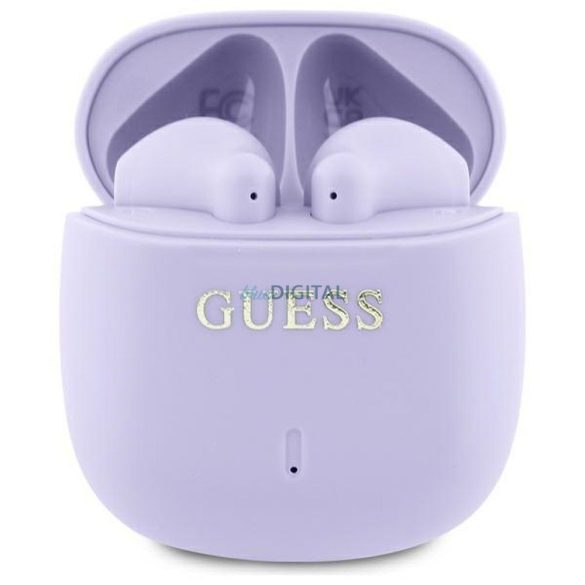 Guess GUTWSJ14ESGU Imprimate Classic Logo TWS bluetooth căști fără fir - violet