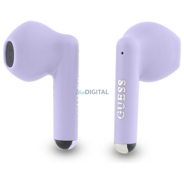 Guess GUTWSJ14ESGU Imprimate Classic Logo TWS bluetooth căști fără fir - violet