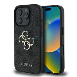   HUSĂ! - Guess GUHCP16L4GMGGR 4G PU Big Logo Caz iPhone 16 Pro - negru